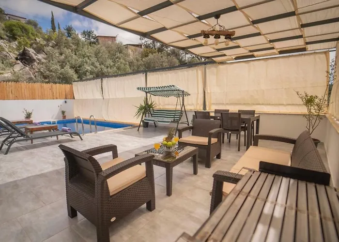 Patara 2 Bedroom Secluded With Private Pool Hot Tub Kalkan